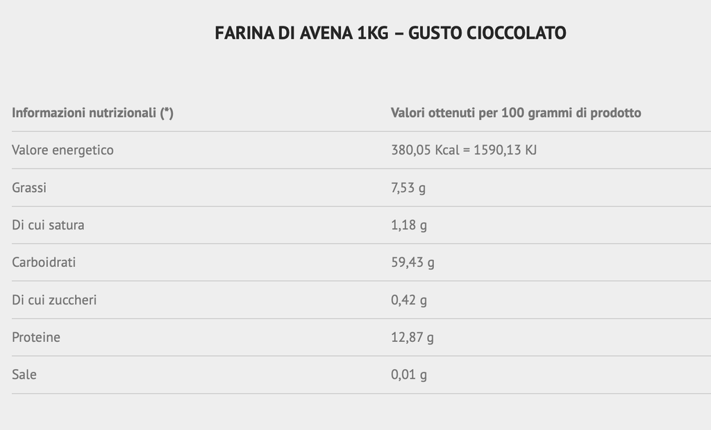 Farina d'avena 1500g mars
