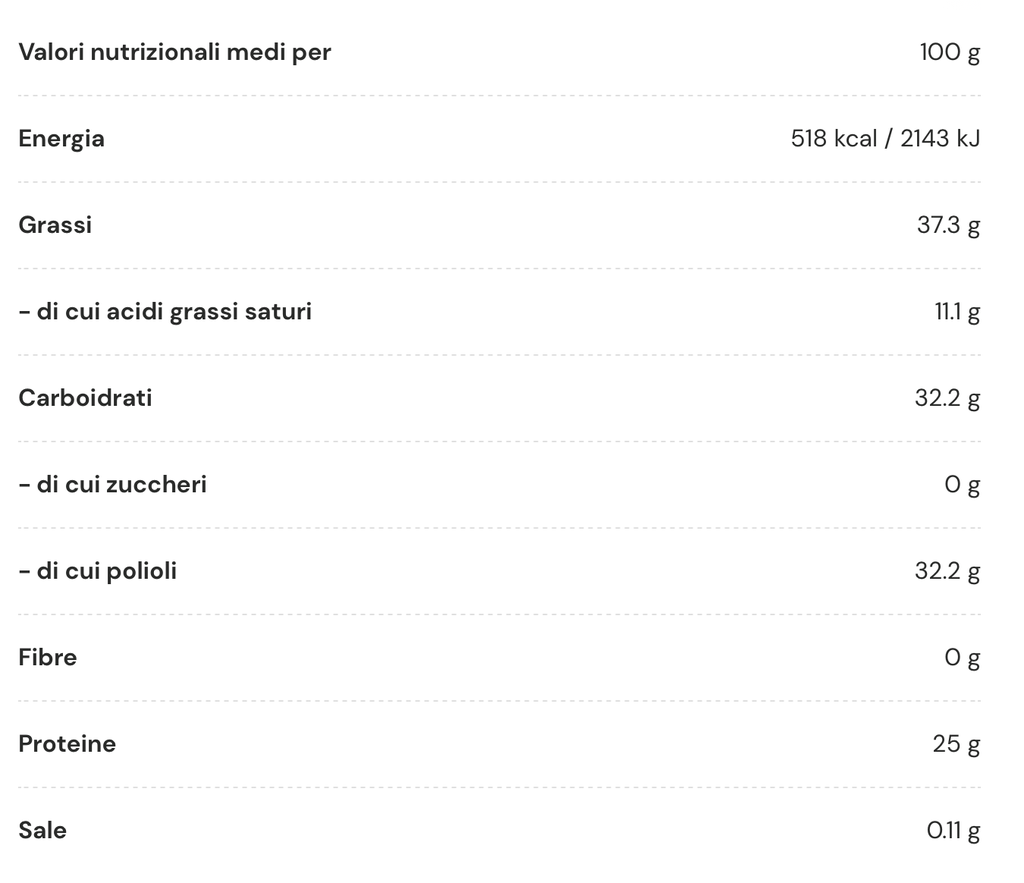 protein cream 250g pistacchio