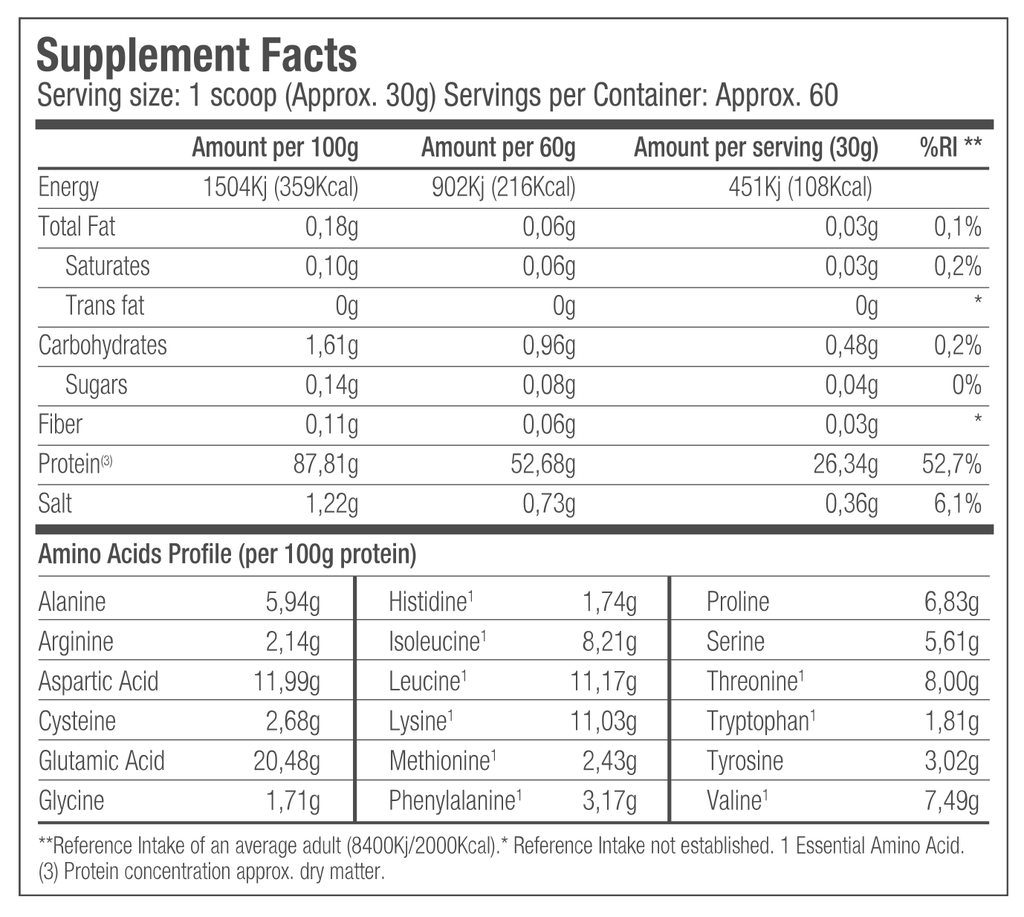 I90 proteine isolate Isolac 908g vaniglia