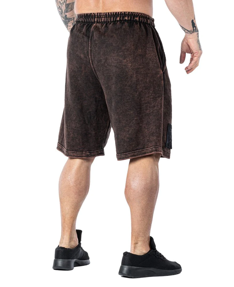 Pantaloncini ottobos tg L neri/marroni