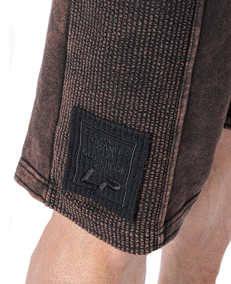 Pantaloncini ottobos tg L neri/marroni