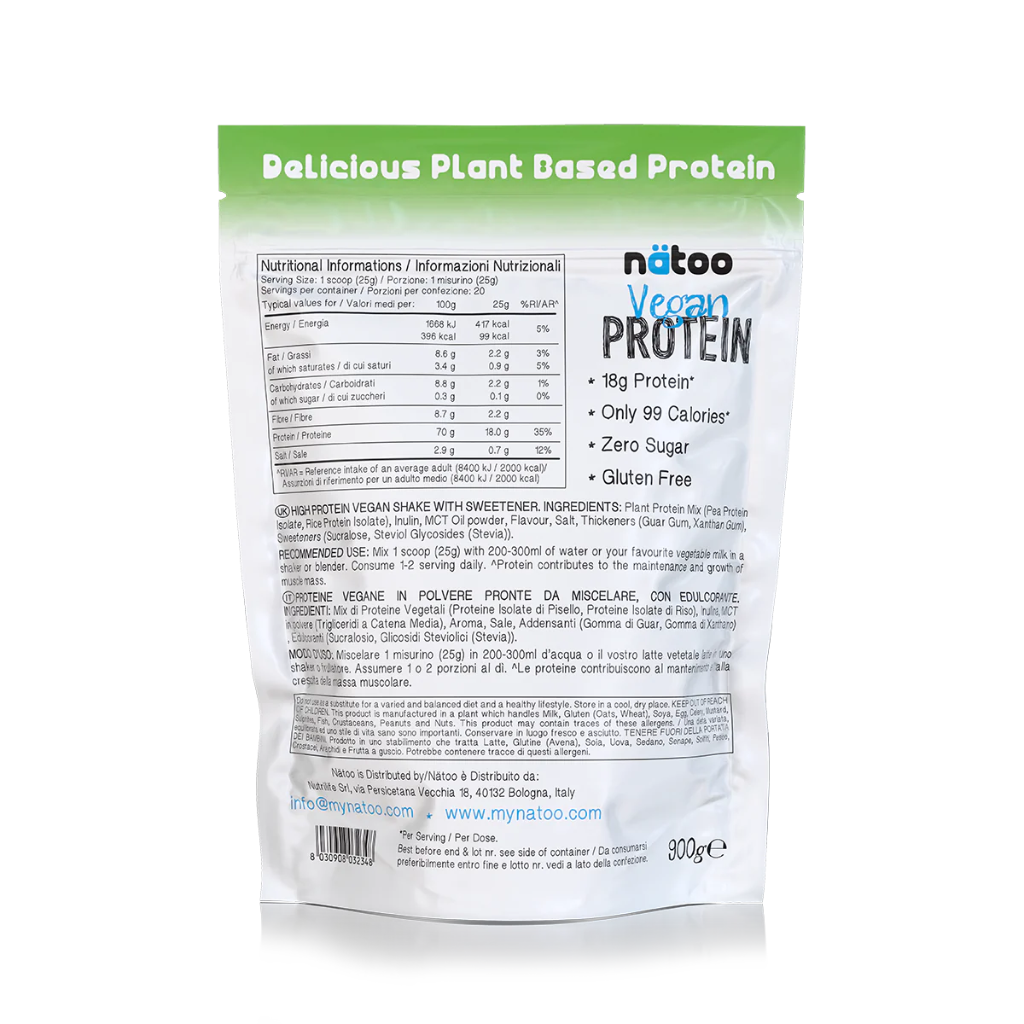 Vegan protein 900g vaniglia
