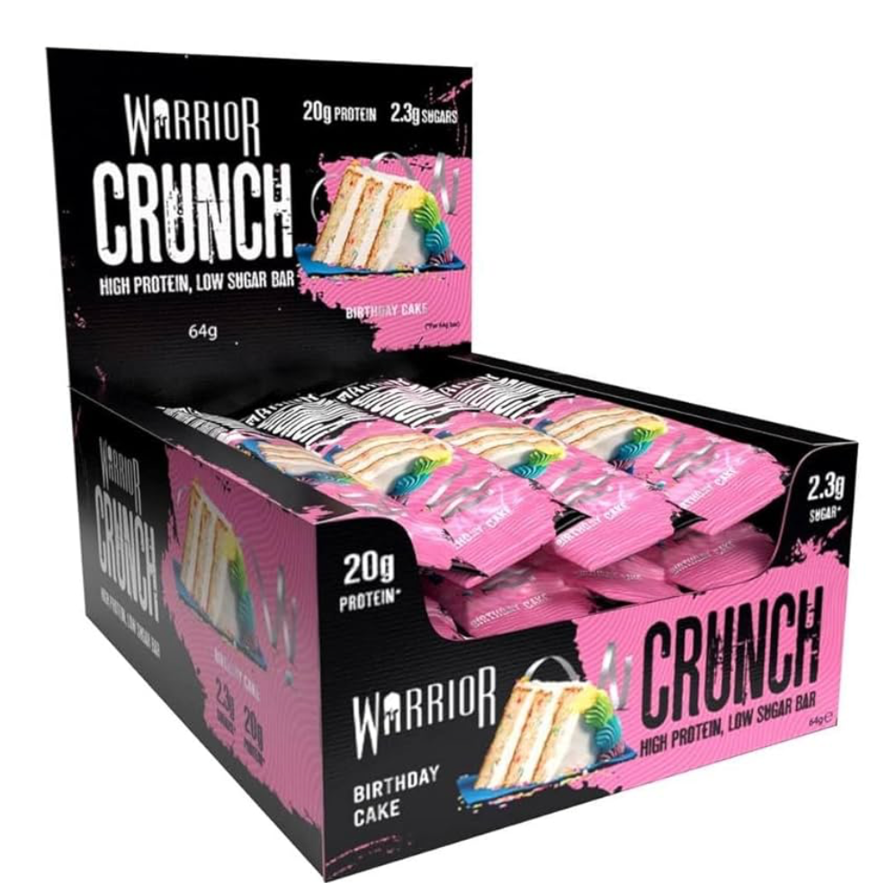Warrior Crunch Birthday Cake 12x64g