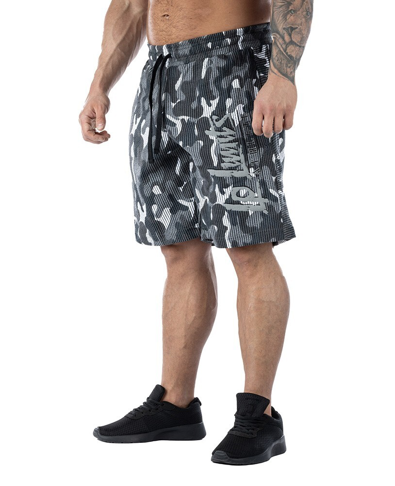 Pantaloncini boston camo grigio tg M  