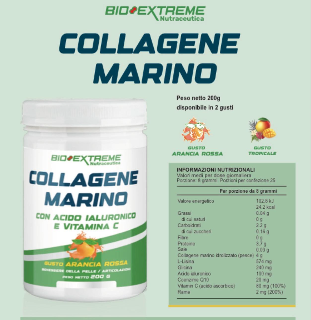 Collagene Marino 200g gusto tropicale
