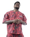Rag top boston tg M camo rossa 