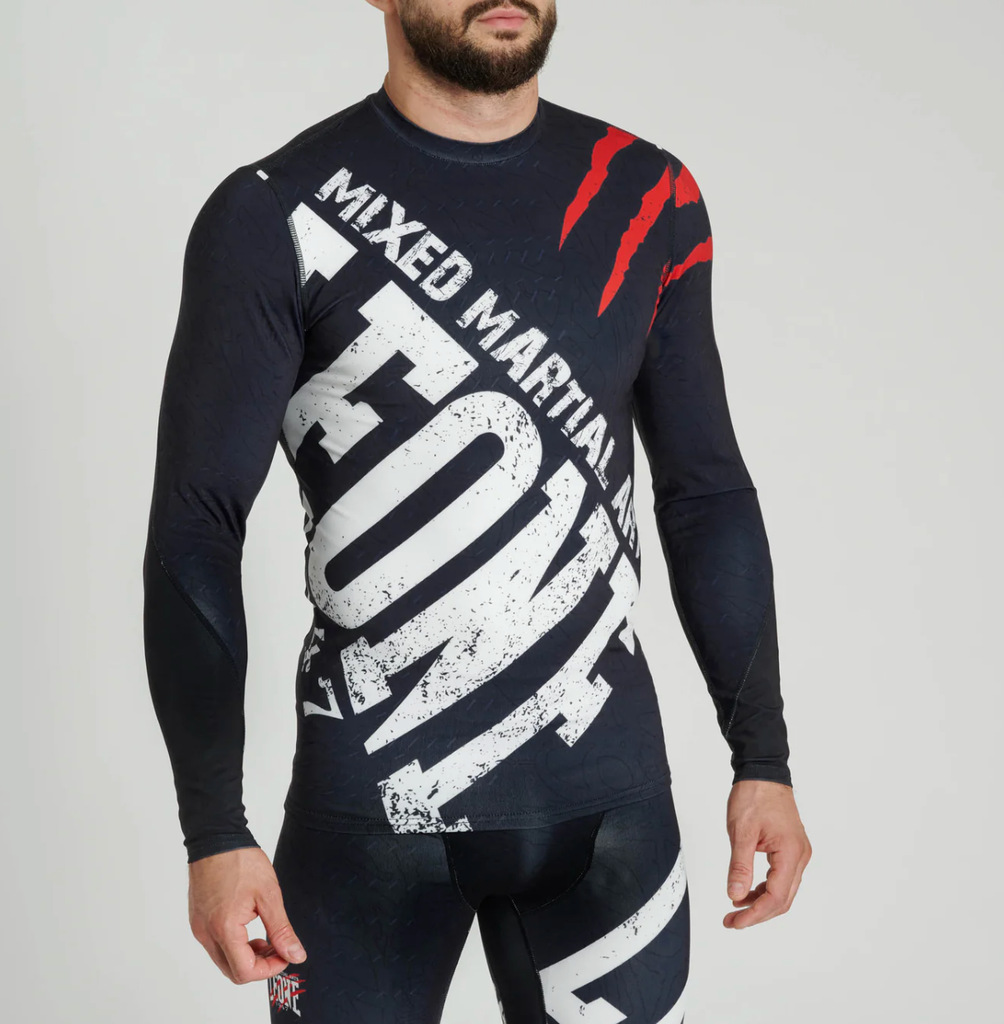 Rashguard manica lunga nera tg M  
