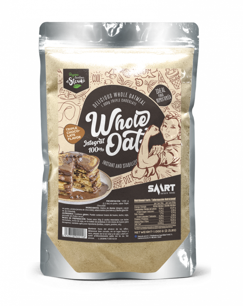 Farina d'avena 1kg gusto triplo cioccolato