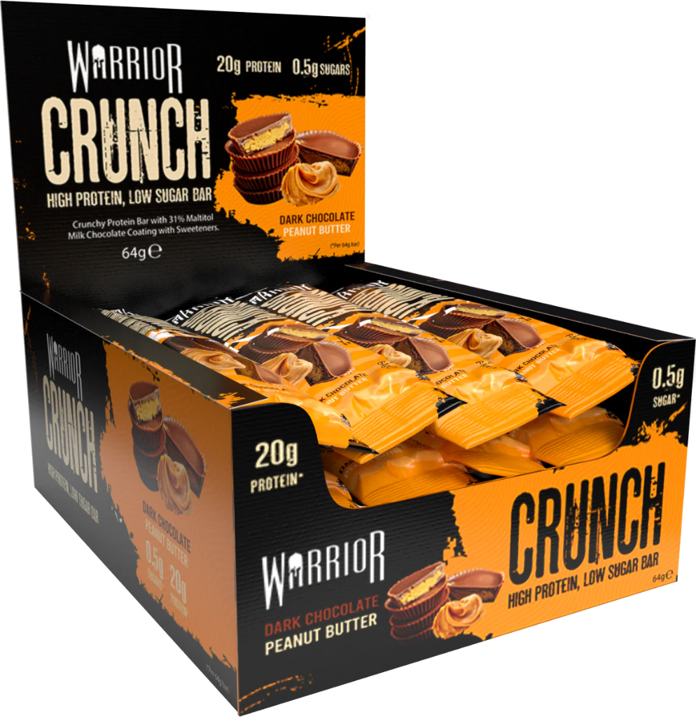 Warrior dark chocolate peanut butter  12x64g   