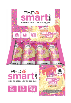 Smart Bar (12x64g) gusto birthday cake