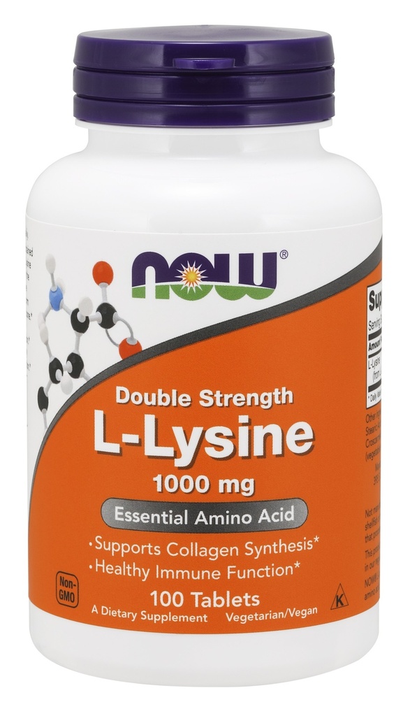 Now L-lysine 1000mg 100tab
