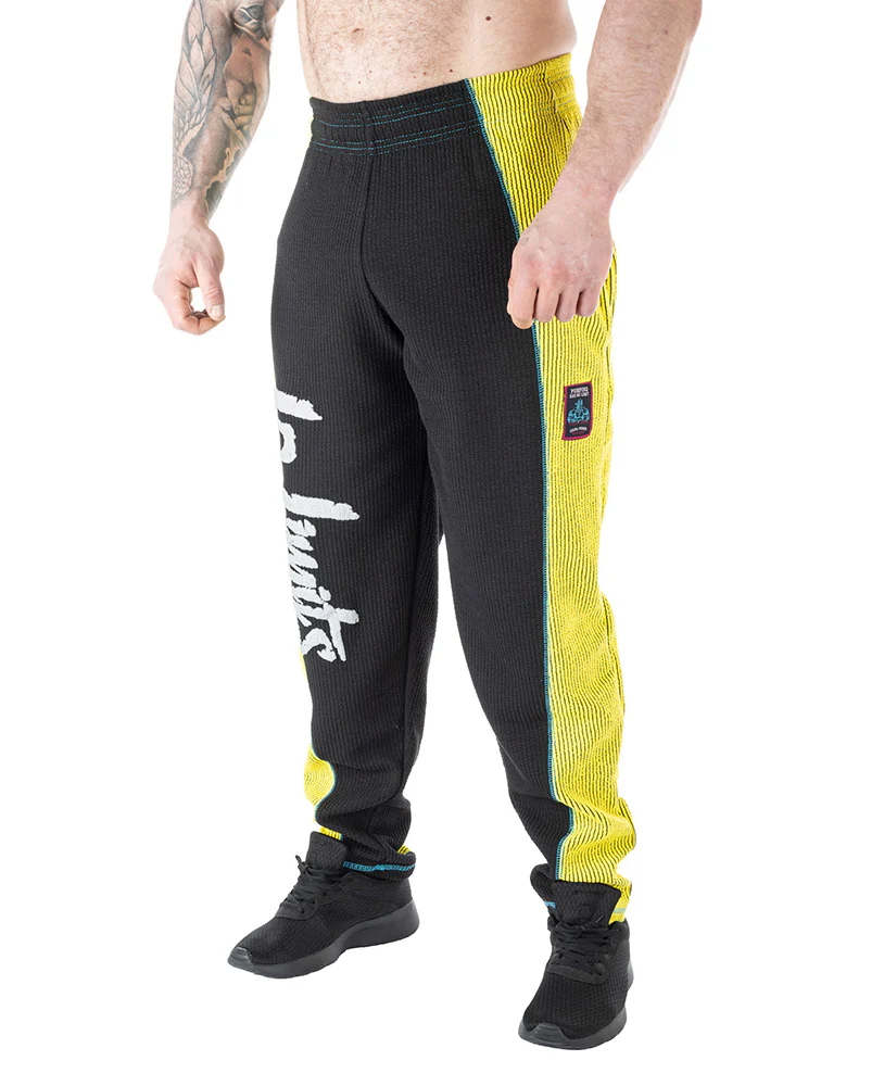 body pants muscle boston tg L giallo  