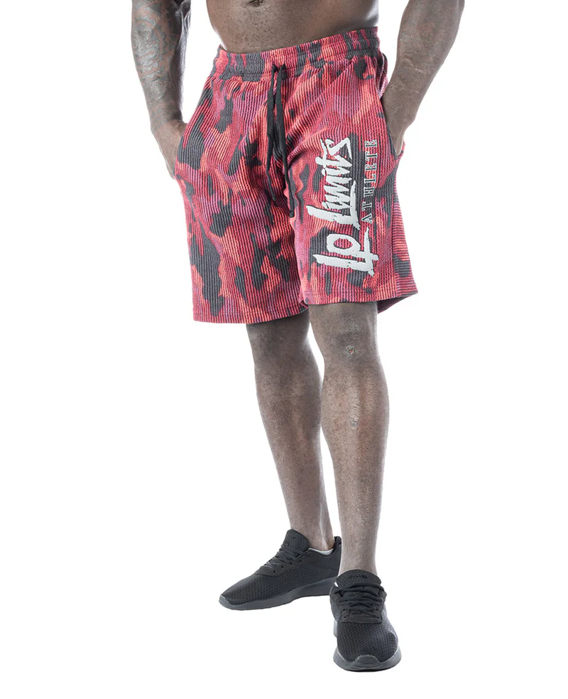 Pantaloncini boston camo tg M rosso  