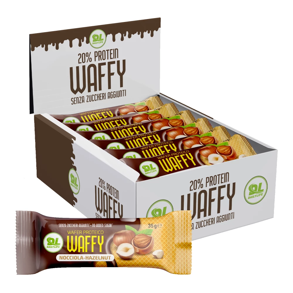 Protein wafer nocciola 24x35g 