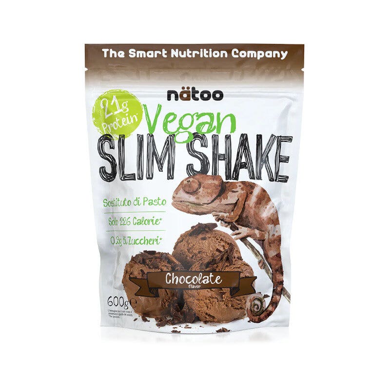 VEGAN Slim Shake Sostituto dei pasti 600g gusto cioccolato