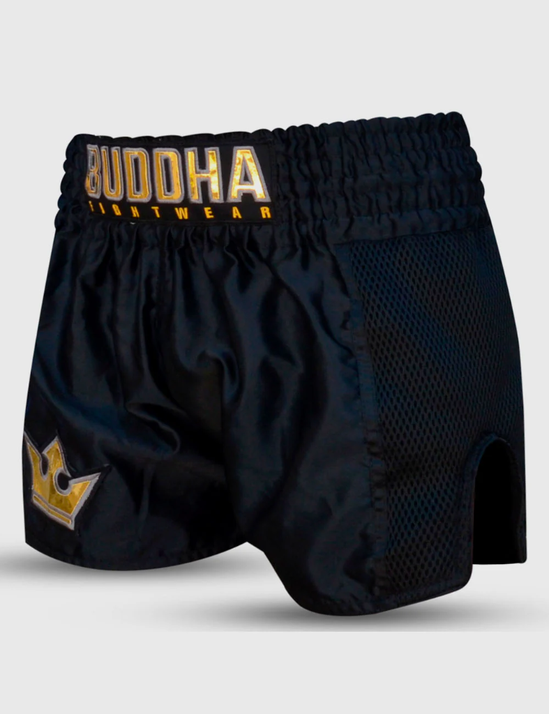 PANTALONCINI MUAY THAI-KICK BOXING PREMIUM NERO tg XL