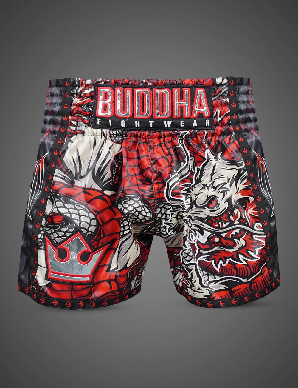 PANTALONCINI MUAY THAI KICK BOXING DRAGO ROSSO tg M