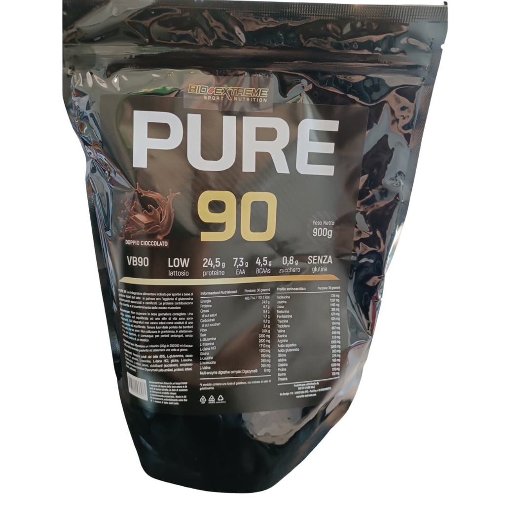 Proteine Pure 90 900g Doppio Cioccolato
