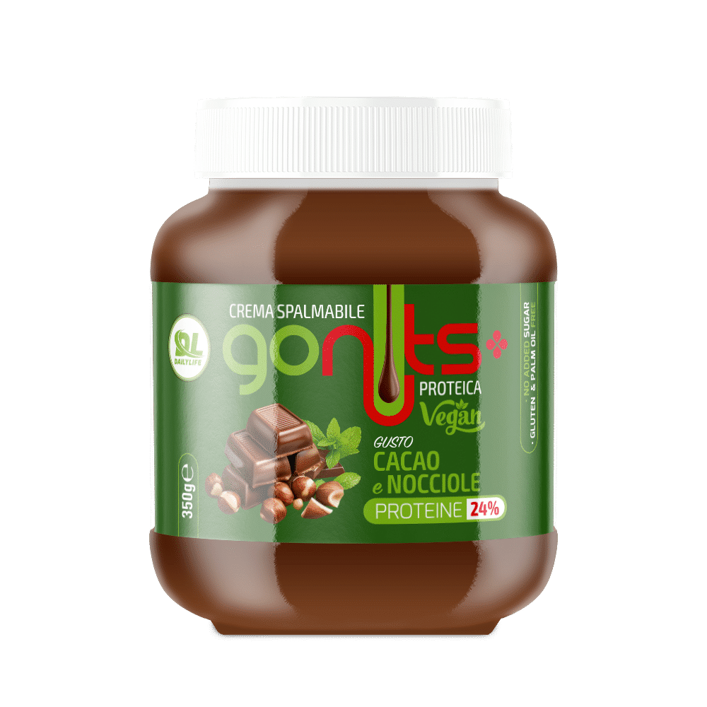 Crema spalmabile Gonuts 350g cacao e nocciole vegana