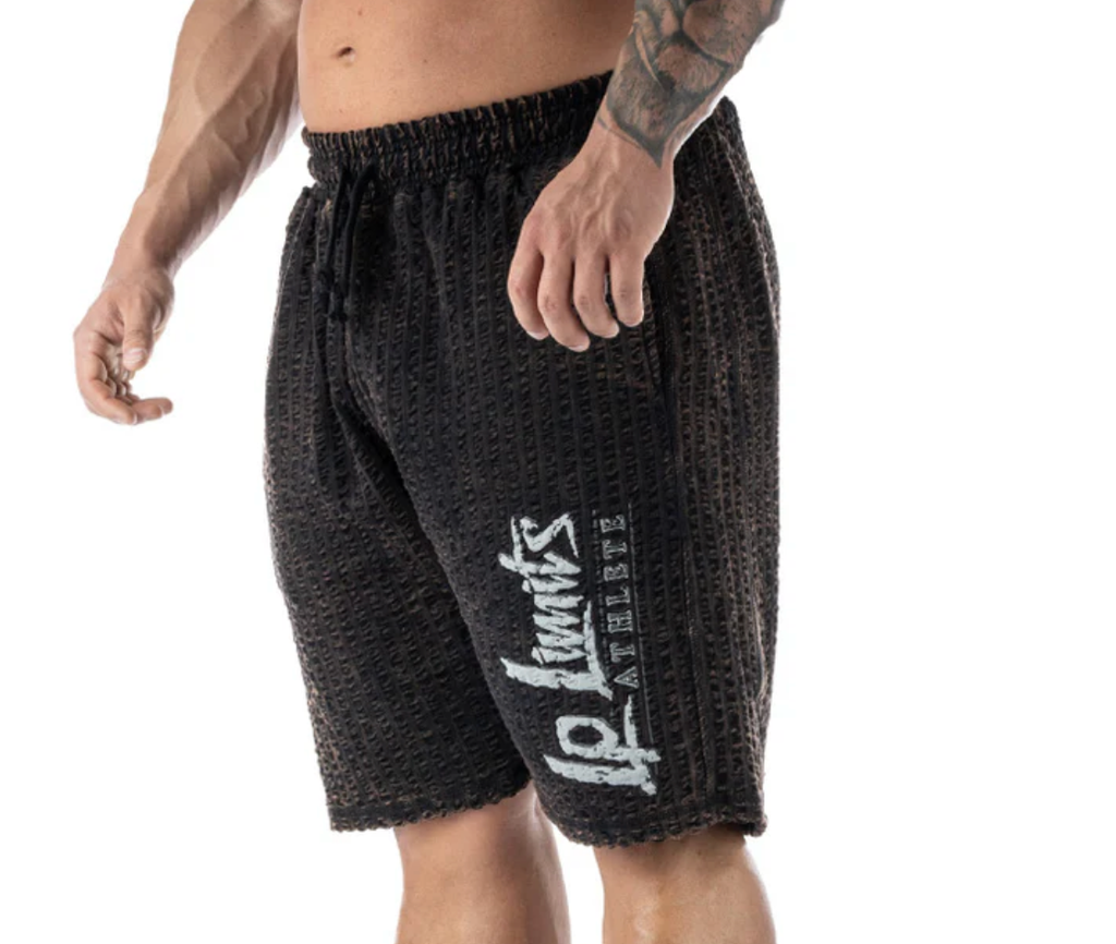 Pantaloncini Lplimits Stonewashed Seersucker tg M neri   