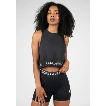 CROP TOP CORTO COLBY tg S nero