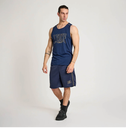 Canotta boxe tg XL blu
