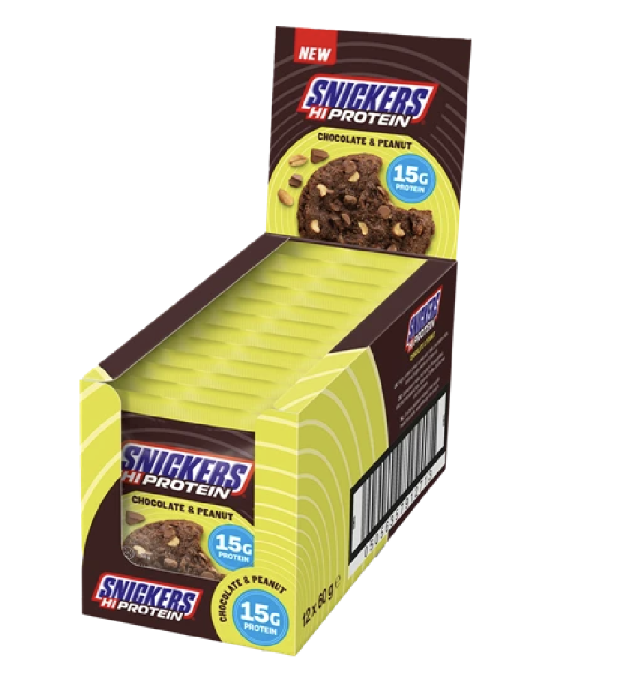 Snickers cookie cioccolato & arachidi 12x60g   