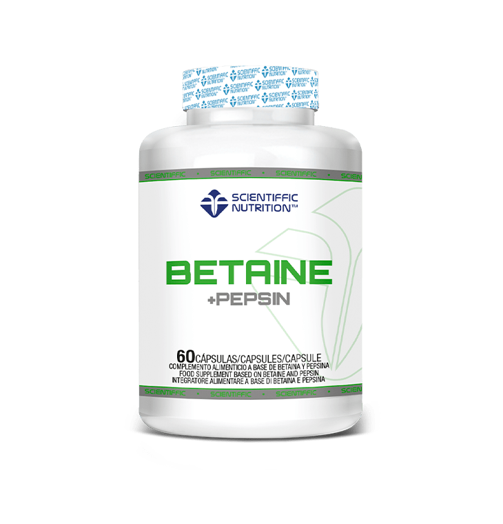 Betaine + pepsin 60 cps