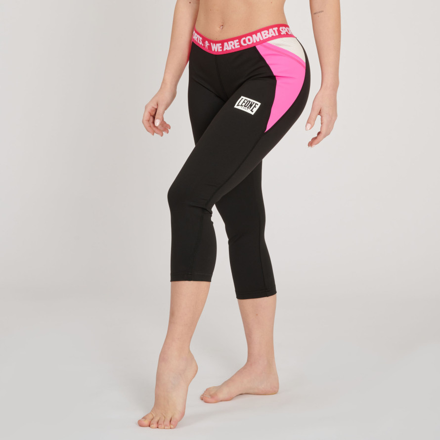 Leggings logo wacs nero tg m
