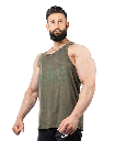 Canotta stonewashed verde tg S