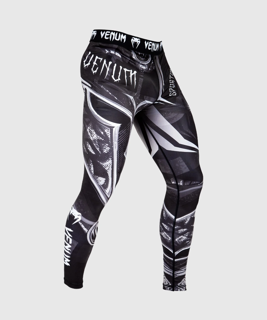 Pantaloni a compressione Gladiator 3.0 - Nero/Bianco TG M