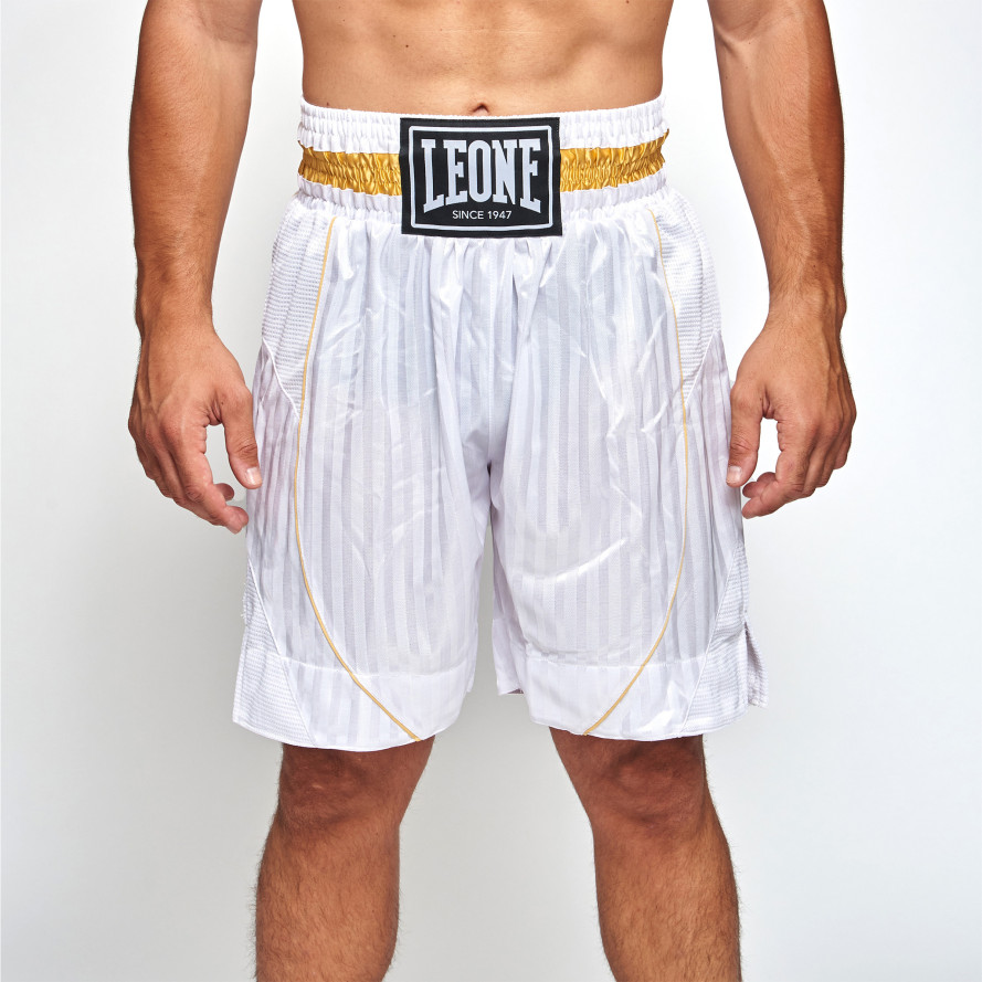 Pantaloncino boxe premium bianco tg M 