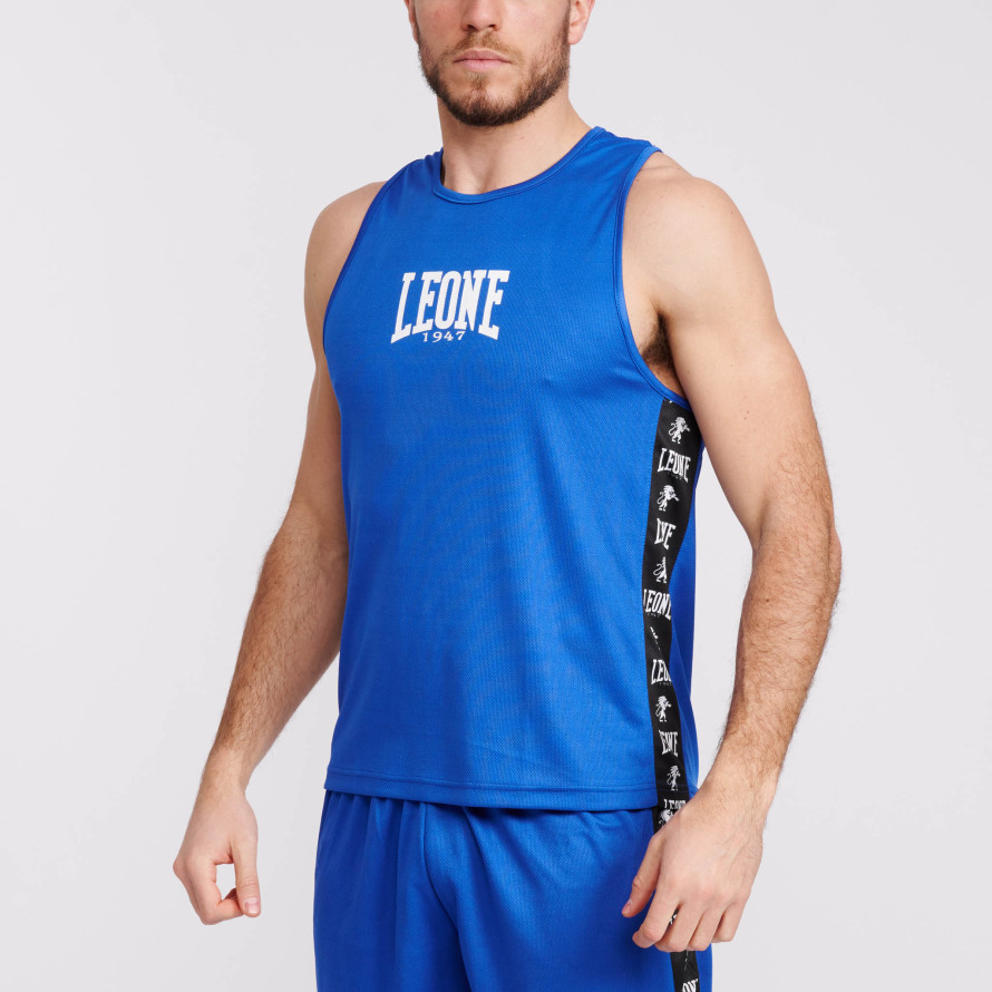 Canotta boxe blu tg L 