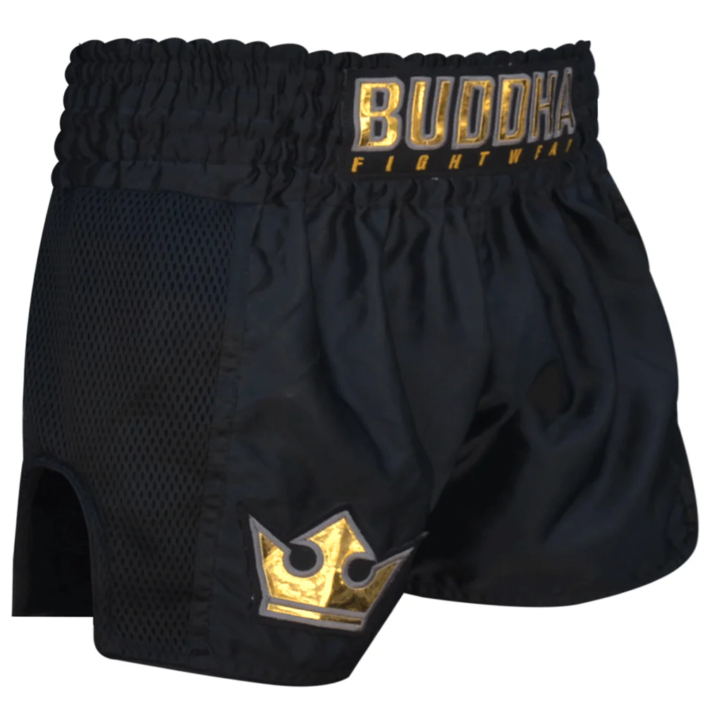 Short muay thai premium tg M neri 