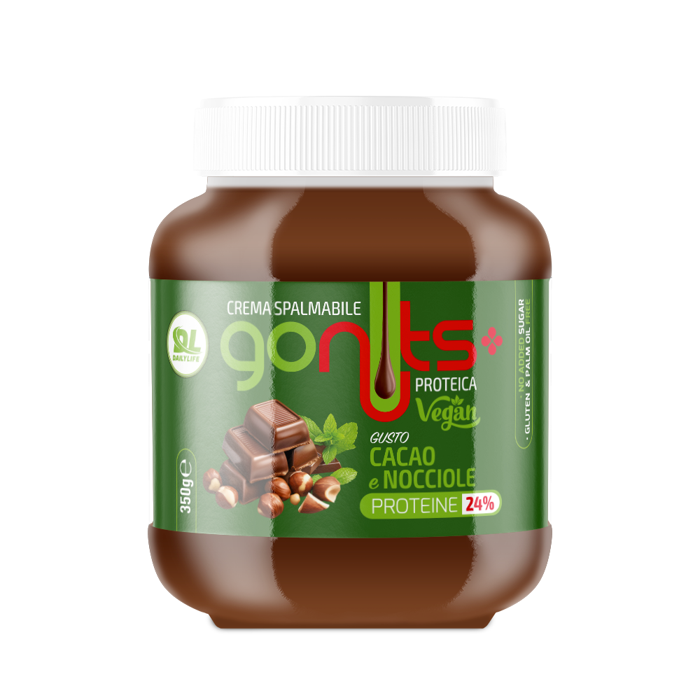 crema proteica  GO NUTS 350g cacao nocciole