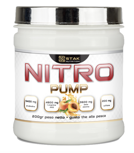 [stak, pre workout] Nitro pump 200g pesca