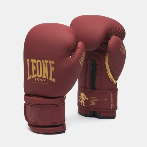[leone, guanto] Guanto black & gold 10 oz rosso