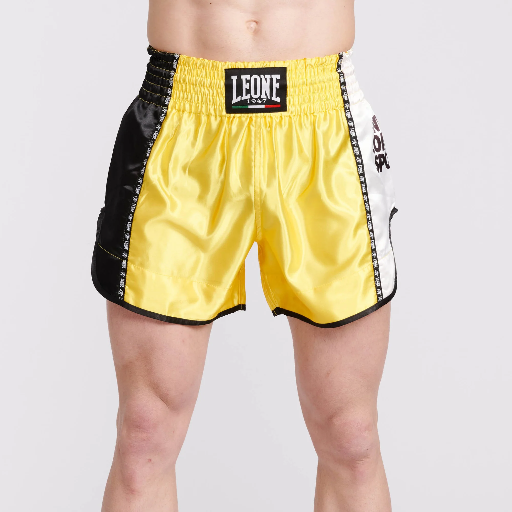 [short thai, leone] Panta thai training giallo tg L