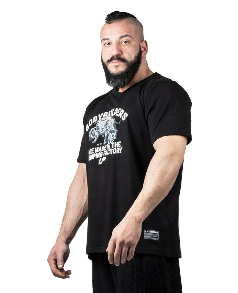 T-shirt Pumping nera TG M