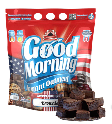 [farina d'avena, max protein] Farina d'avena 1500g brownies
