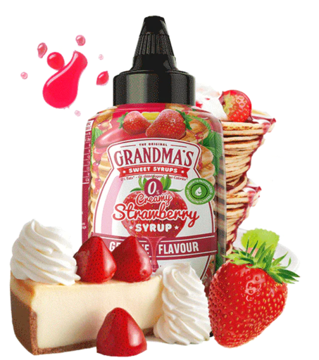 [salsa, sciroppo, mcgregor, grandma's] Sciroppo alla fragola zero Mcgregor grandma's 290g 
