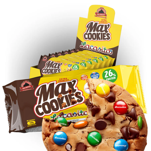[big supplement, barrette]  Max cookie lacasitos  12x100g   