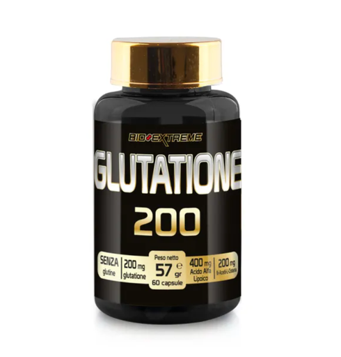 [bioextreme, vitamine, glutatione] glutatione 200 60 cps
