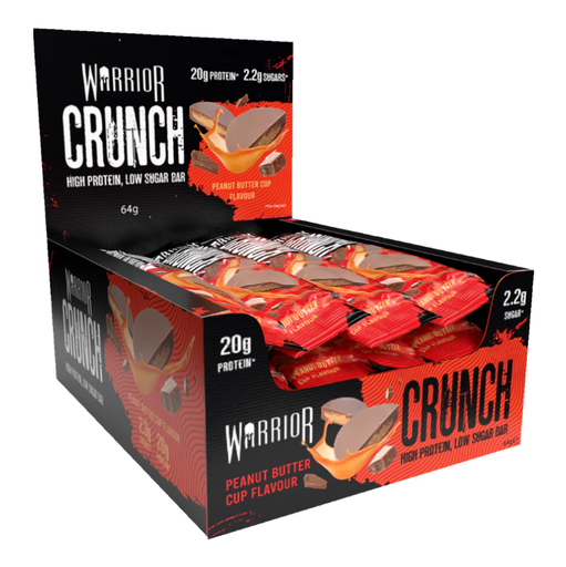 [barrette, warrior] Warrior Crunch Peanut Butter 12x64g 