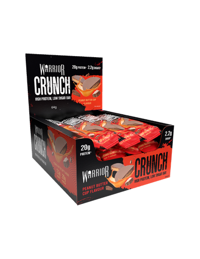 [barrette, warrior] Warrior Crunch Peanut Butter 12x64g 