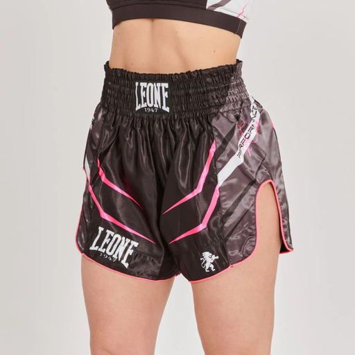 [leone , panta , thai , boxe] Panta kick thai revo fluo nero & fuchsia tg S