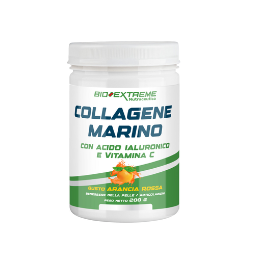 [bioextreme, collagene] Collagene Marino 200g gusto arancia