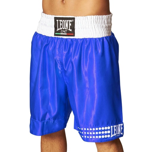 [Pantaloncino boxe, leone] Pantaloncino boxe blu tg M  