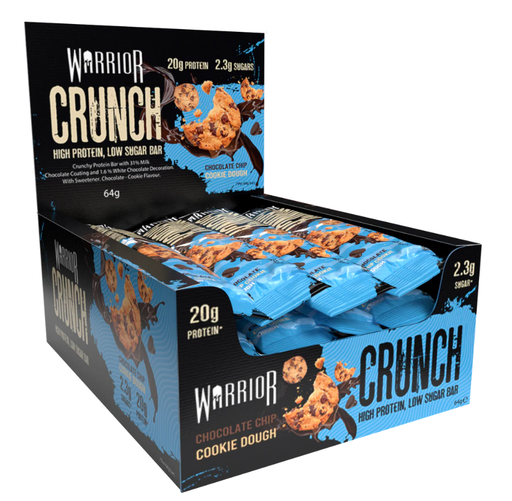 [warrior, barrette] Warrior Crunch Cioccolato chip 12x64g   