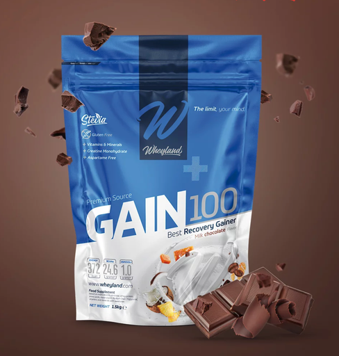 [wheyland, gainer] Gain 100 1500g cacao